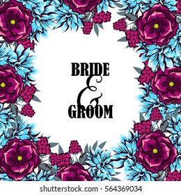 Abstract flower background with place for your text