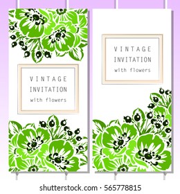 Abstract flower background with place for your text