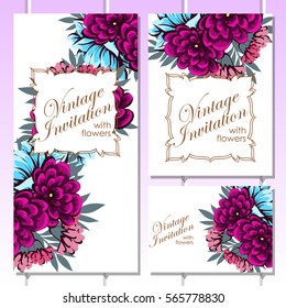 Abstract flower background with place for your text