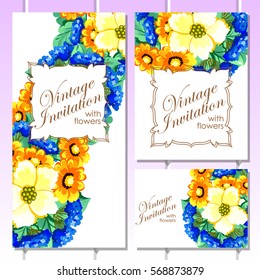 Abstract flower background with place for your text