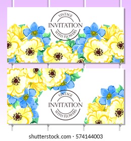 Abstract flower background with place for your text