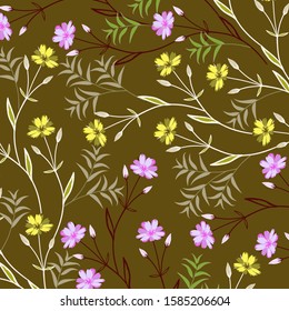 Abstract flower background. For printing on textiles, wrapping paper, postcards, notebooks and other purposes.