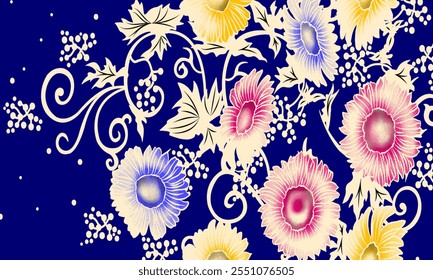 Fondo Abstractas de la flor conveniente para la decoración casera y el propósito del Fondo de pantalla
