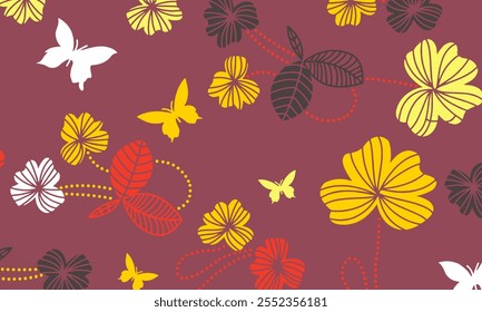 Fondo Abstractas de la flor conveniente para la decoración casera y el propósito del Fondo de pantalla
