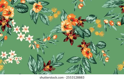 Fundo de flor abstrato adequado para decore home e papel de parede finalidade

