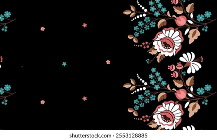 Abstract Flower background suitable for home decore and wallpaper purpose


