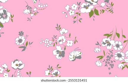 Fondo Abstractas de la flor conveniente para la decoración casera y el propósito del Fondo de pantalla