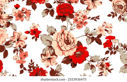 Abstract Flower background suitable for home decore and wallpaper purpose
