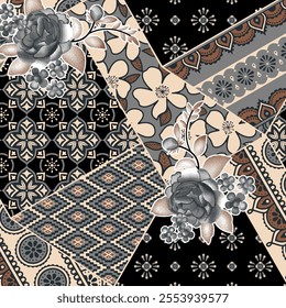 Abstract Flower background suitable for home decore and wallpaper purpose
