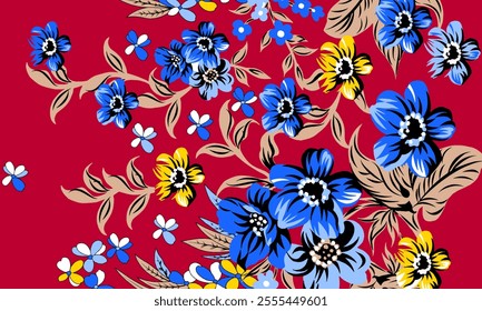 Abstract Flower background suitable for home decore and wallpaper purpose
