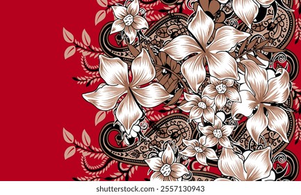 Abstract Flower background suitable for home decore and wallpaper purpose

