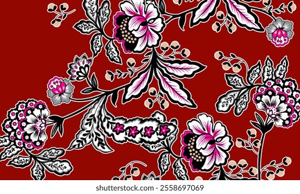 Abstract Flower background suitable for home decore and wallpaper purpose