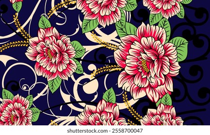 Abstract Flower background suitable for home decore and wallpaper purpose


