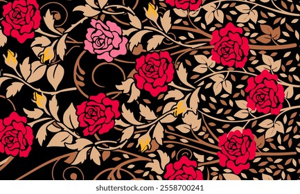 Abstract Flower background suitable for home decore and wallpaper purpose