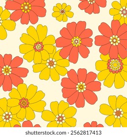 Abstract Flower background suitable for home decore and wallpaper purpose
