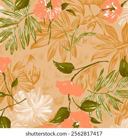 Abstract Flower background suitable for home decore and wallpaper purpose
