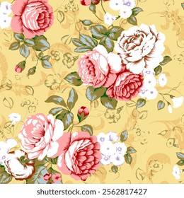 Abstract Flower background suitable for home decore and wallpaper purpose
