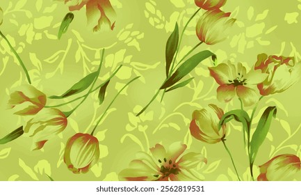 Abstract Flower background suitable for home decore and wallpaper purpose
