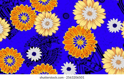 Abstract Flower background suitable for home decore and wallpaper purpose

