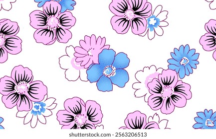 Abstract Flower background suitable for home decore and wallpaper purpose

