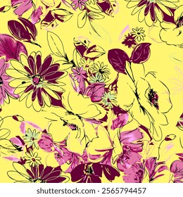 Abstract Flower background suitable for home decore and wallpaper purpose


