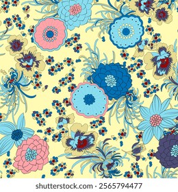 Abstract Flower background suitable for home decore and wallpaper purpose



