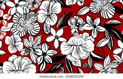 Abstract Flower background suitable for home decore and wallpaper purpose