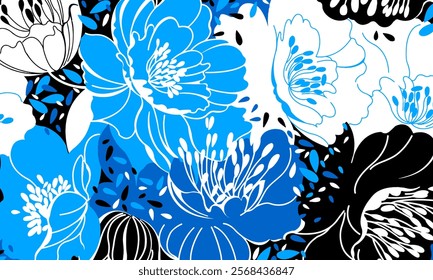 Abstract Flower background suitable for home decore and wallpaper purpose