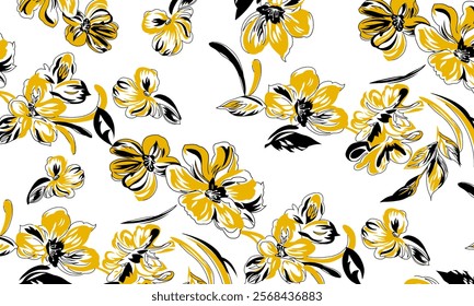 Abstract Flower background suitable for home decore and wallpaper purpose