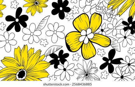 Abstract Flower background suitable for home decore and wallpaper purpose