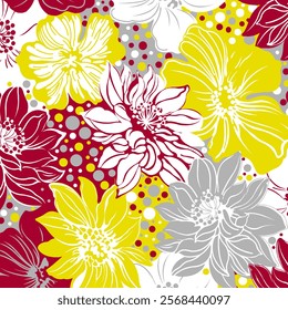 Abstract Flower background suitable for home decore and wallpaper purpose

