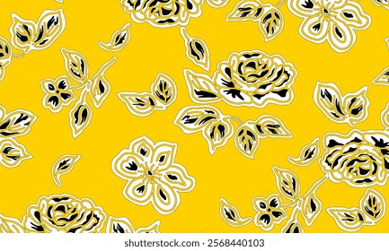 Abstract Flower background suitable for home decore and wallpaper purpose

