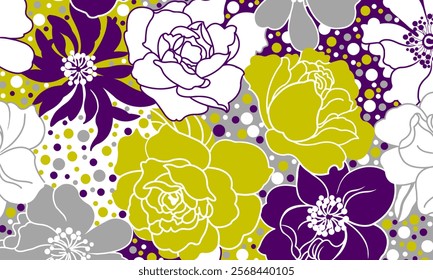 Abstract Flower background suitable for home decore and wallpaper purpose

