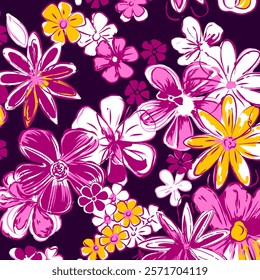 Abstract Flower background suitable for home decore and wallpaper purpose