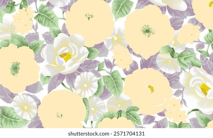 Abstract Flower background suitable for home decore and wallpaper purpose