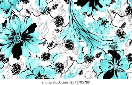 Abstract Flower background suitable for home decore and wallpaper purpose