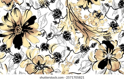 Abstract Flower background suitable for home decore and wallpaper purpose