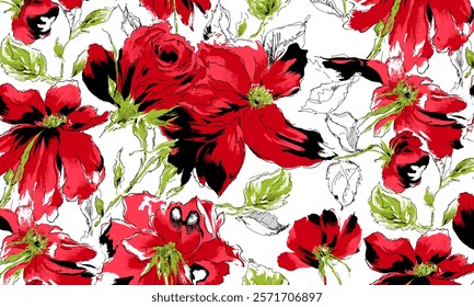 Abstract Flower background suitable for home decore and wallpaper purpose