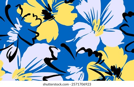 Abstract Flower background suitable for home decore and wallpaper purpose