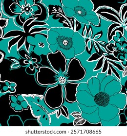 Abstract Flower background suitable for home decore and wallpaper purpose