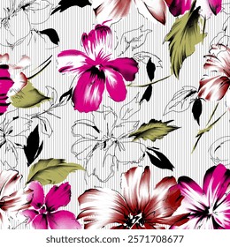 Abstract Flower background suitable for home decore and wallpaper purpose