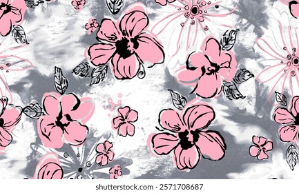 Abstract Flower background suitable for home decore and wallpaper purpose