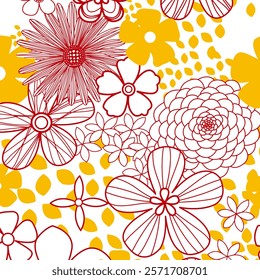 Abstract Flower background suitable for home decore and wallpaper purpose