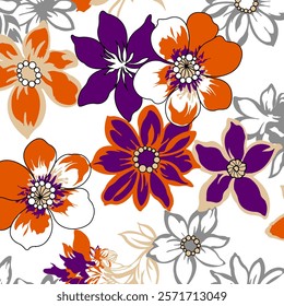 Abstract Flower background suitable for home decore and wallpaper purpose