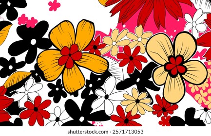 Abstract Flower background suitable for home decore and wallpaper purpose