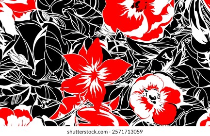 Abstract Flower background suitable for home decore and wallpaper purpose