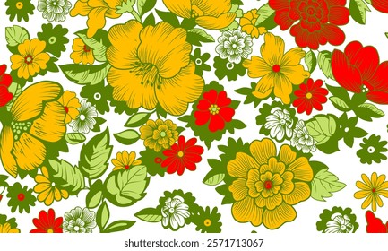 Abstract Flower background suitable for home decore and wallpaper purpose