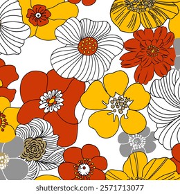 Abstract Flower background suitable for home decore and wallpaper purpose