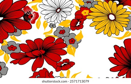 Abstract Flower background suitable for home decore and wallpaper purpose