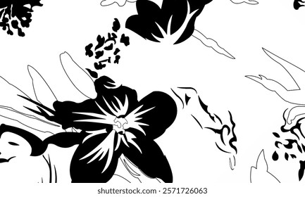 Abstract Flower background suitable for home decore and wallpaper purpose